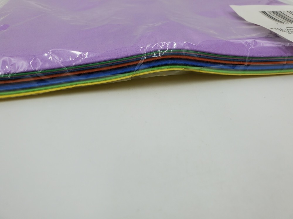 Crafters Square 10 Colorful Foam 8 x 12 Sheets