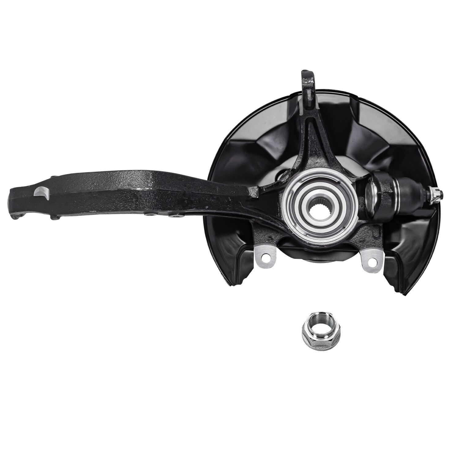 Front Steering Knuckles & Wheel Hub Bearings for 2009 2010-2012 Honda Accord TSX