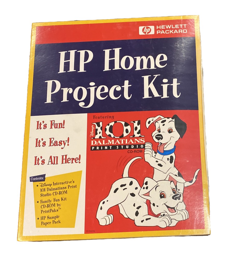 HP Home Project Kit - 101 Dalmations - Print Studio CD-Rom