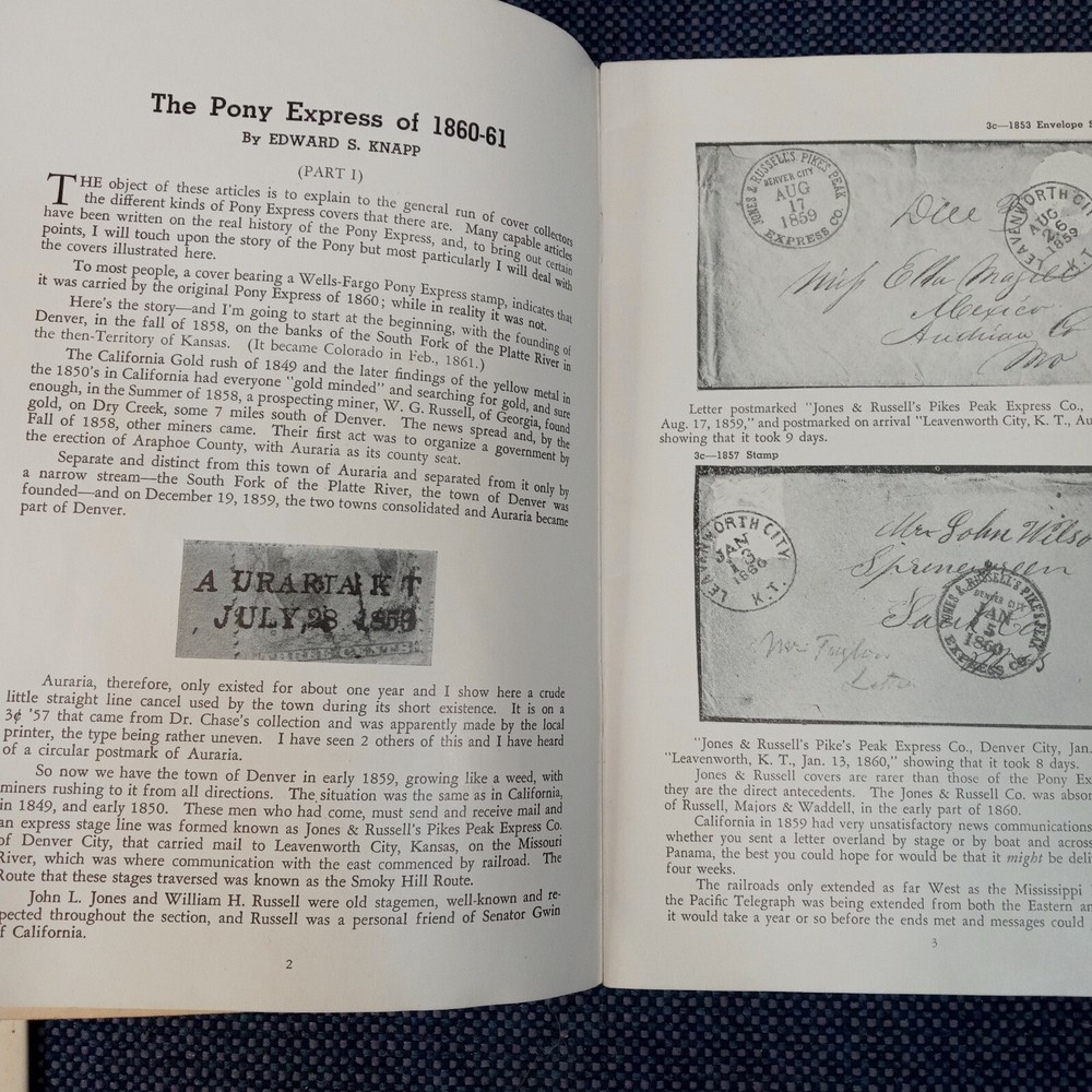 Pony Express By Edward S. Knapp 1936