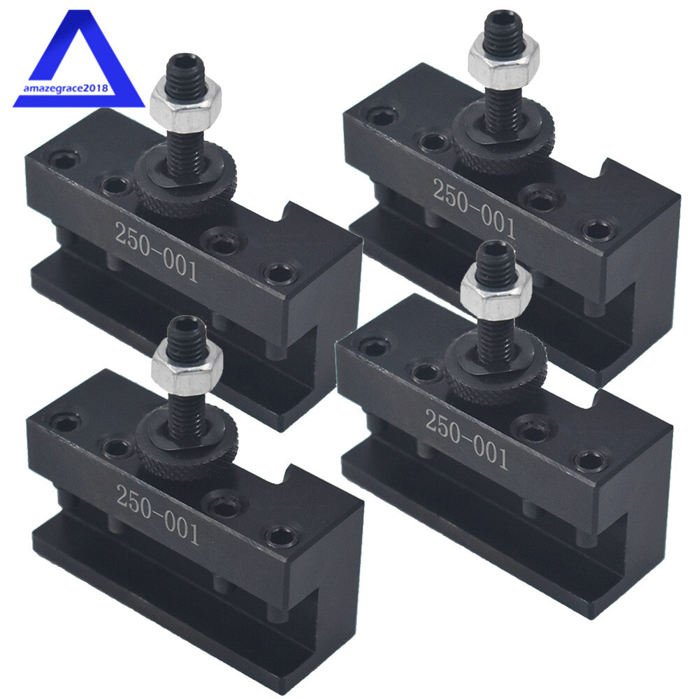 OXA #1 250-001 Quick Change Turning Facing Lathe Tool Post Holder 4Pcs