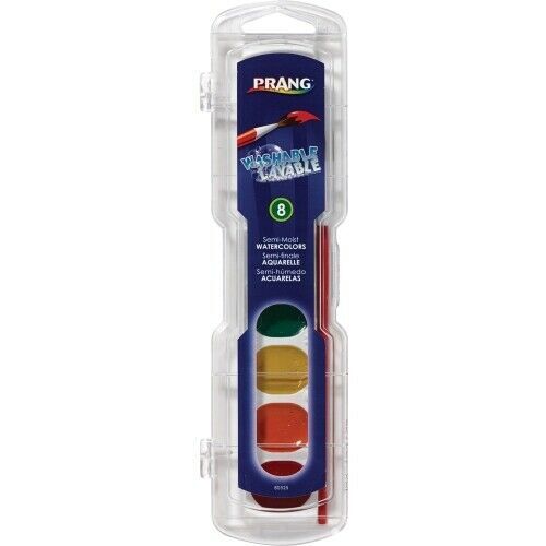 Prang Washable Watercolor 8 Count Set DIX80525