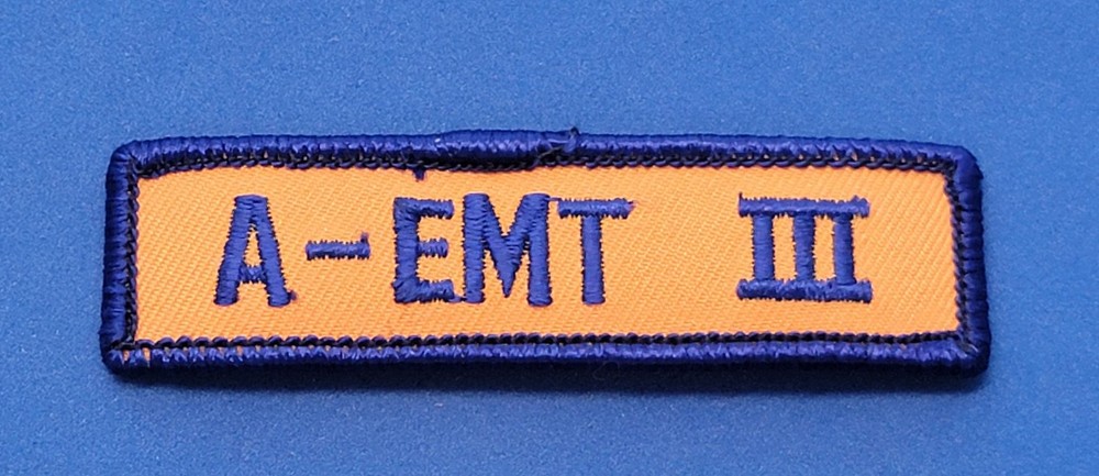 ADVANCED EMERGENCY MEDICAL TECHNICIAN PATCH VINTAGE NOS