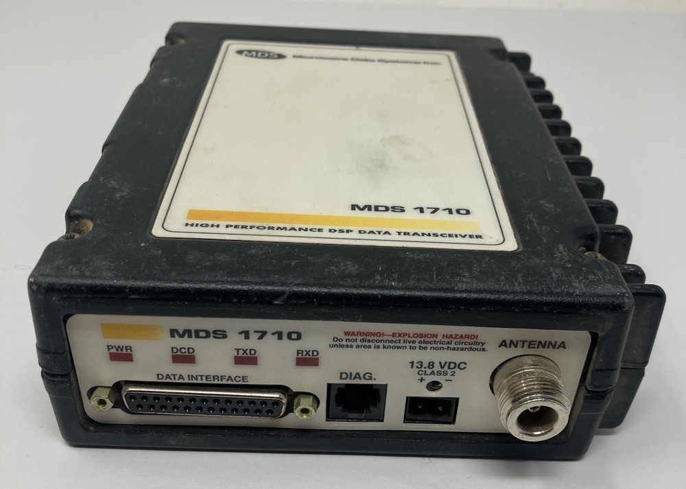 General Electric MDS 1710 High Performance Data Transceiver, Rev: H