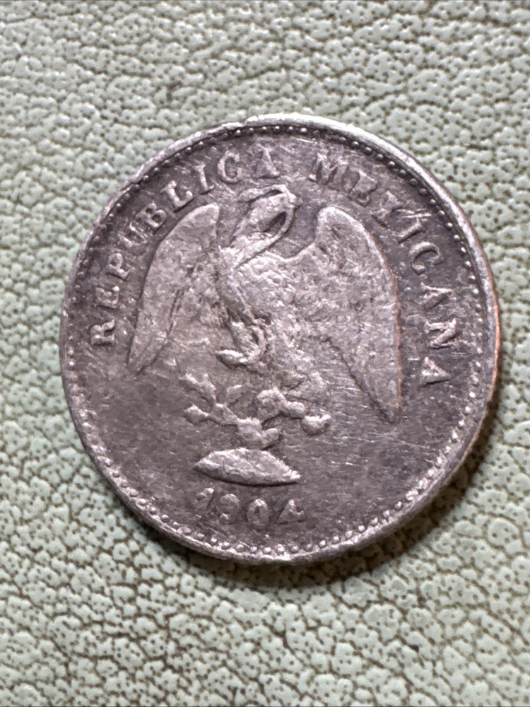 Mexico 5 centavos 1904 Cn H KM#400.2