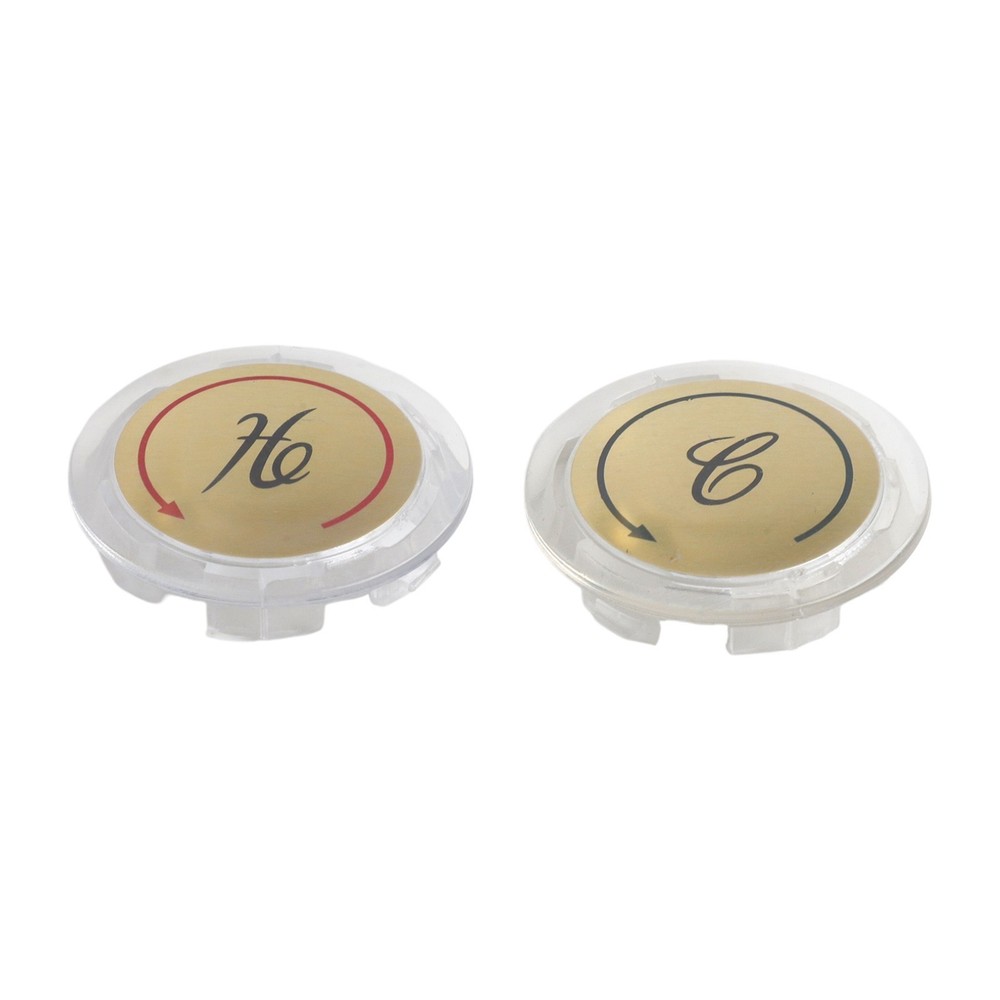 Replacement Faucet Index Button Set for Standard Double Handle Faucets