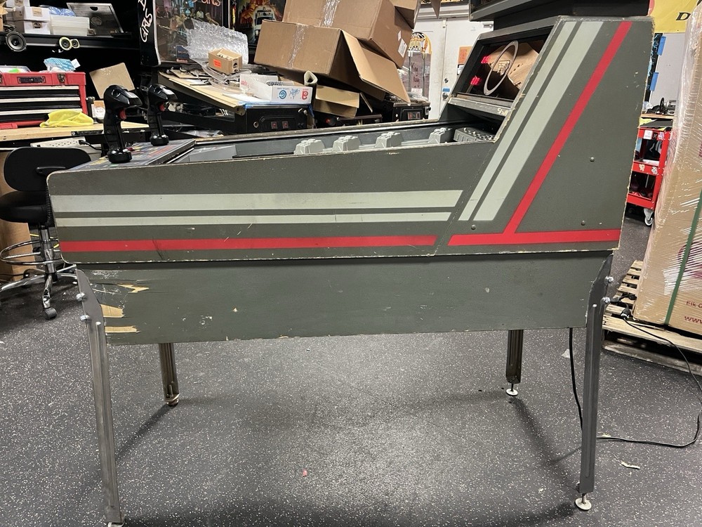 1982 RAPID FIRE ARCADE MACHINE PROF TECHS PLAYS GREAT