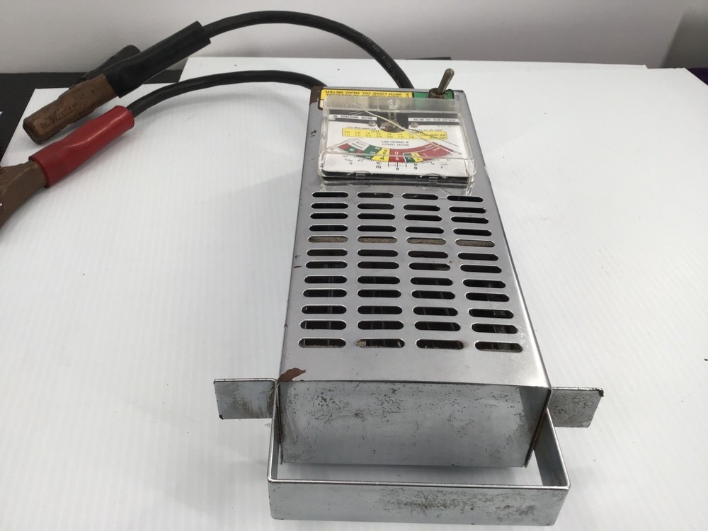 Milton 1260m 120A Battery Tester Vintage Chrome