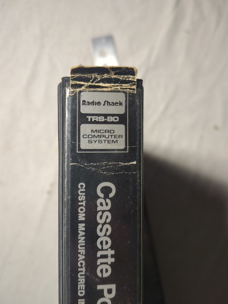 TRS-80 Model I Cassette Binder 26-1506