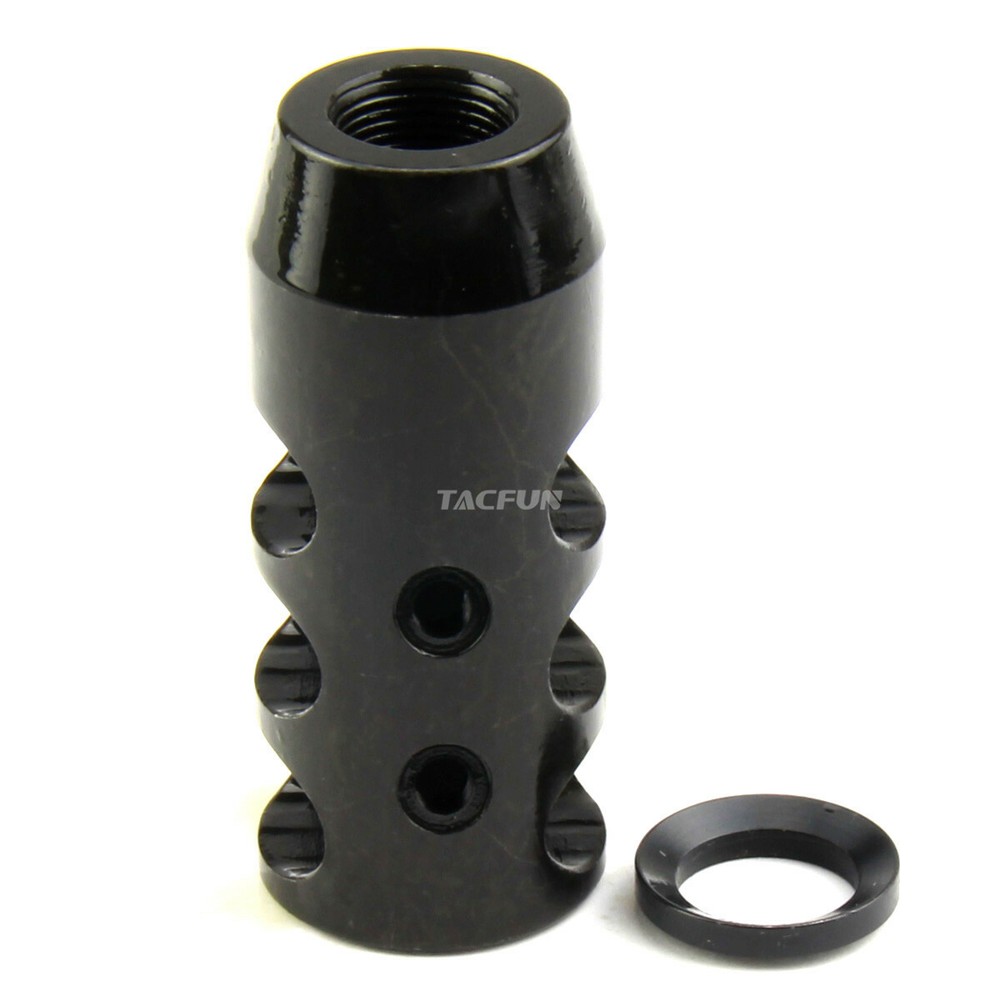 NEW! Compact Low Concussion 1/2x28 Muzzle Brake Compensator .223 5.56