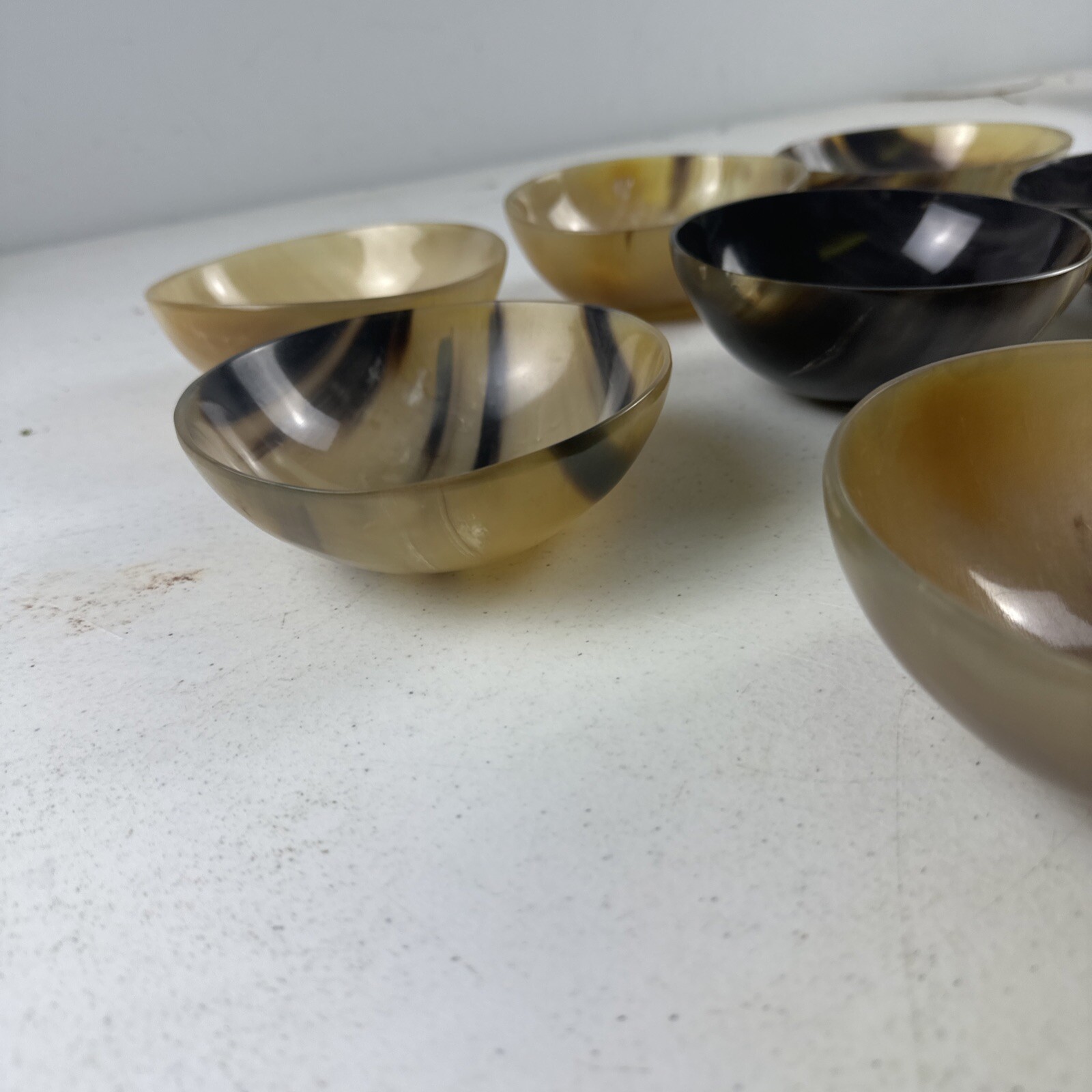 Medieval Offering Bowl Handmade Polished Horn : 4 3/4” Tall And 2” Wide