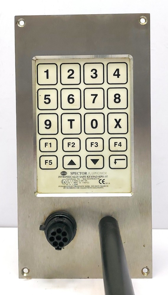 Spector Lumenex Intercom Master Control Panel KP01-07