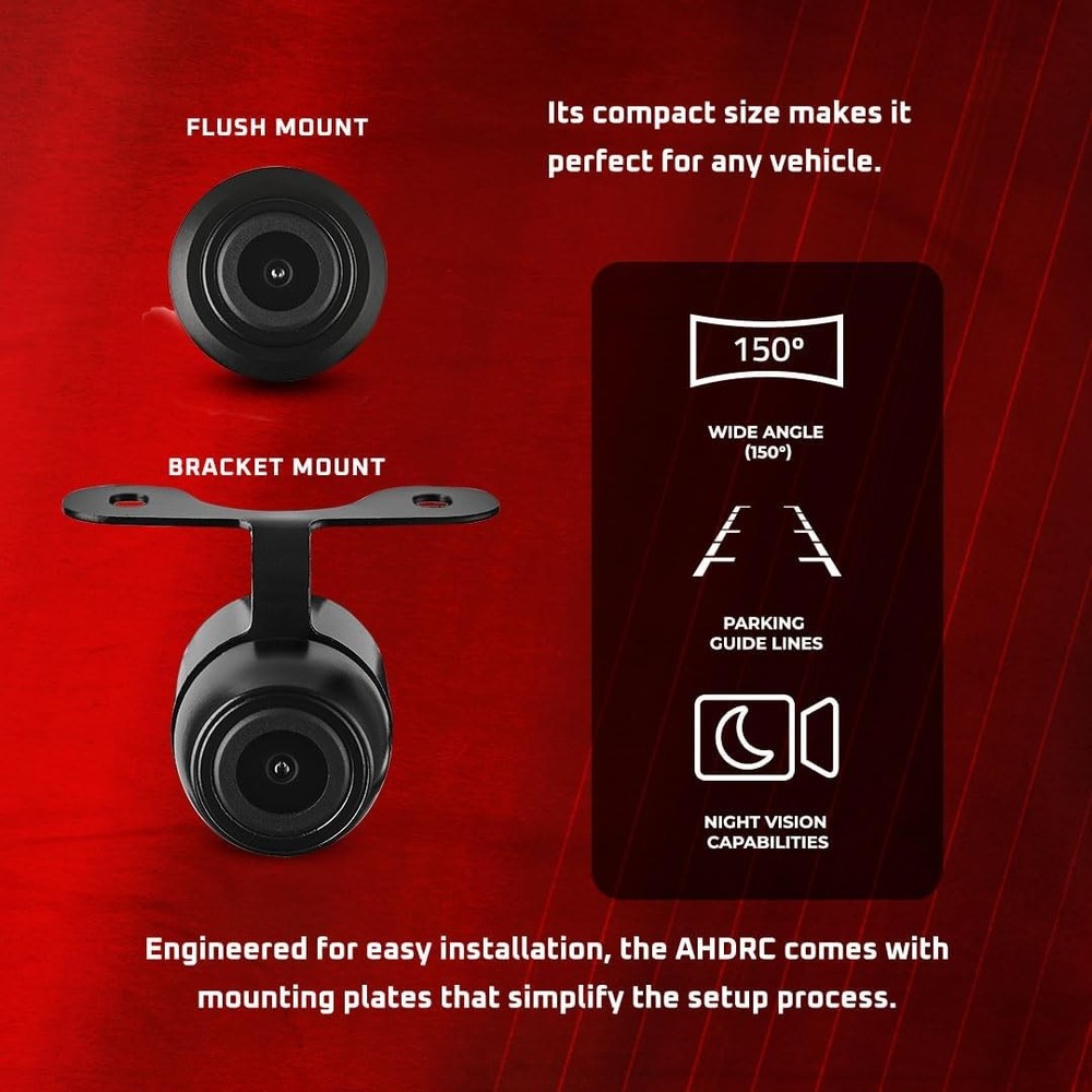 DS18 AHDRC Universal Camera for Front/Rear Position Selectable