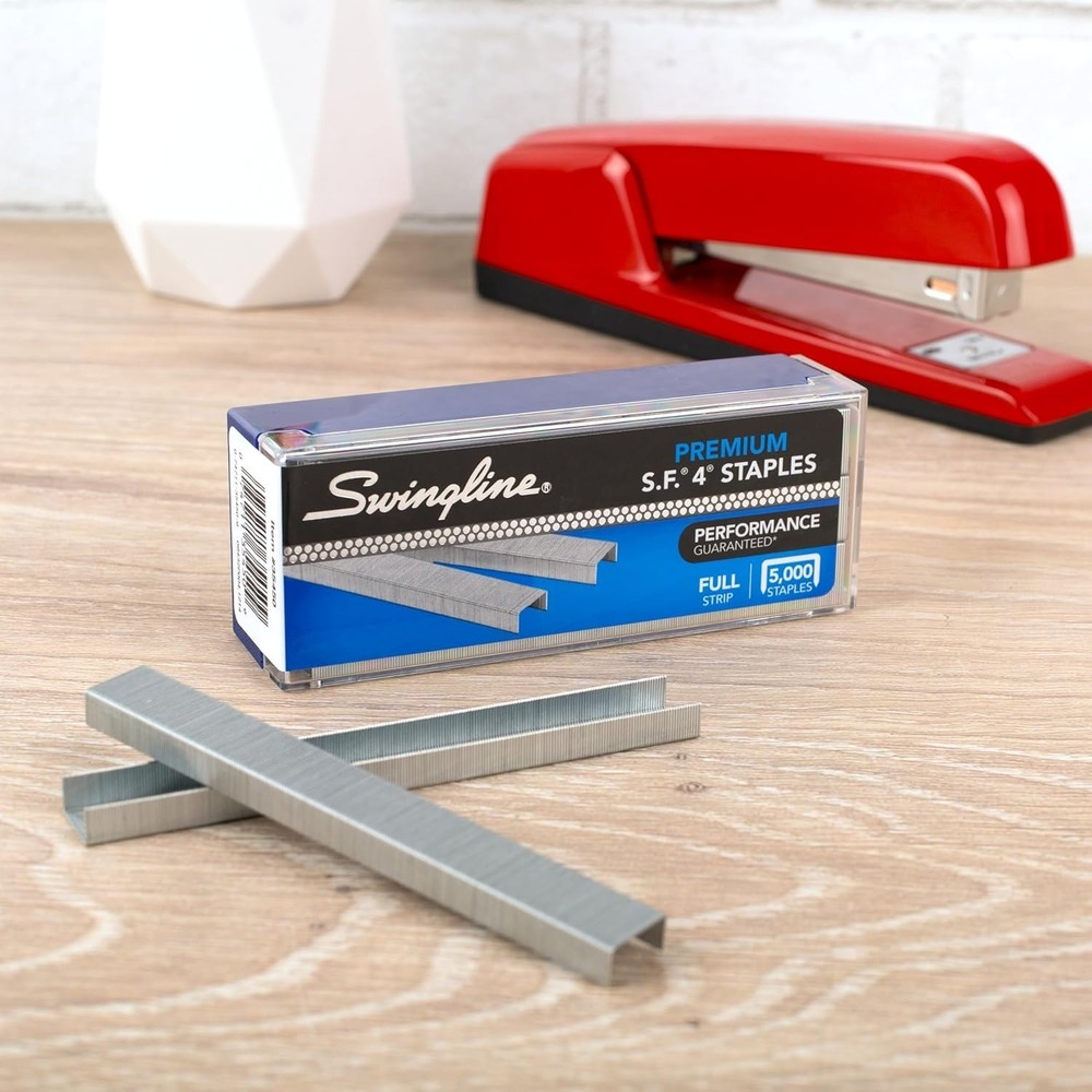 Sharp Chisel Point Staples, 2 Boxes of 5000 - Minimal Jams, High Performance