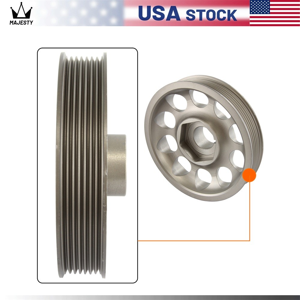 Racing Light Weight Crank Pulley For Honda Civic K20 K24 Acura Integra RSX TSX