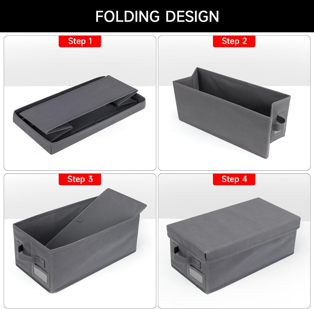 Upgrades DVD Storage Box - Perfect DVD Case Storage Solution, Stackable DVD Orga