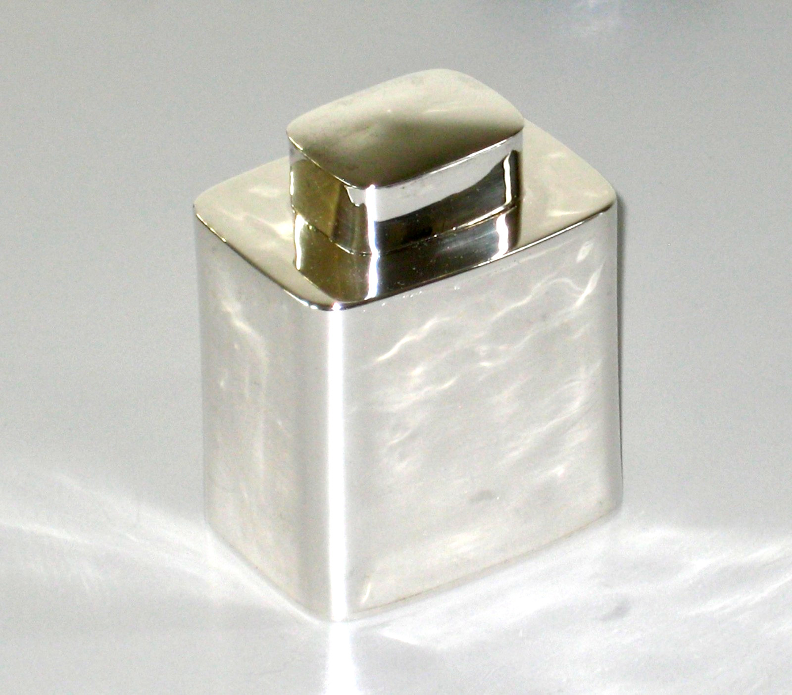 ENGLISH STERLING SILVER CHAS HOUGHAM VINTAGE TEA CADDY CONTAINER, 1811, 228 GR