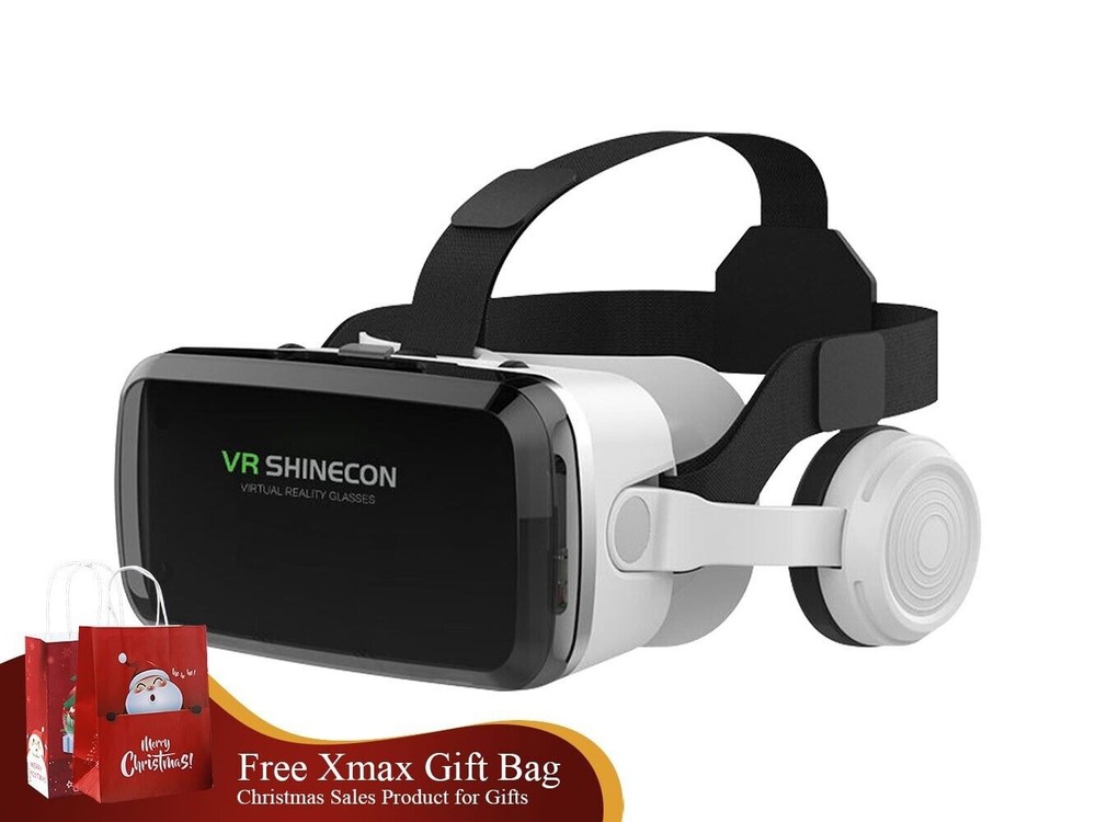 VR Box 4.0 3D Virtual Reality Headset with Bluetooth & Controller –...