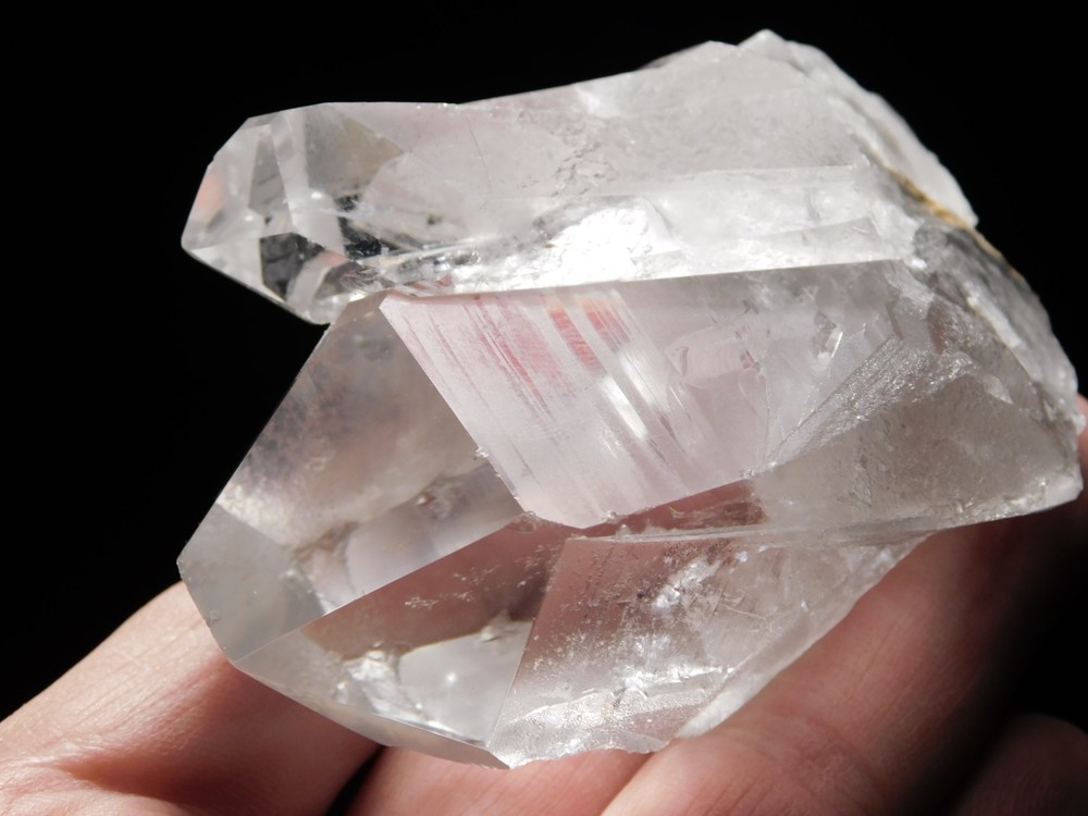 SUPER Translucent! QUARTZ Crystal Cluster From Brazil 184gr