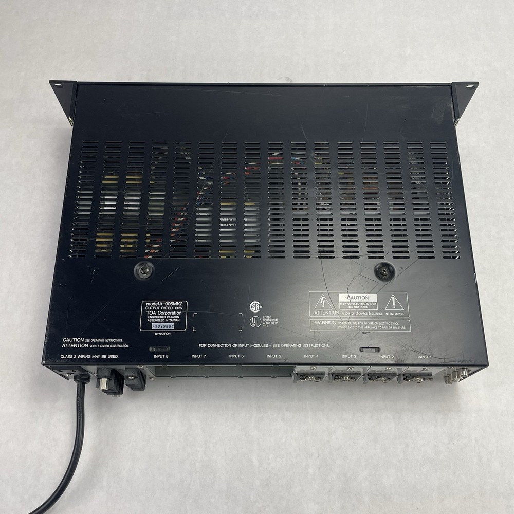 TOA A-906MK2 Mixer/Preamplifier Power Tested