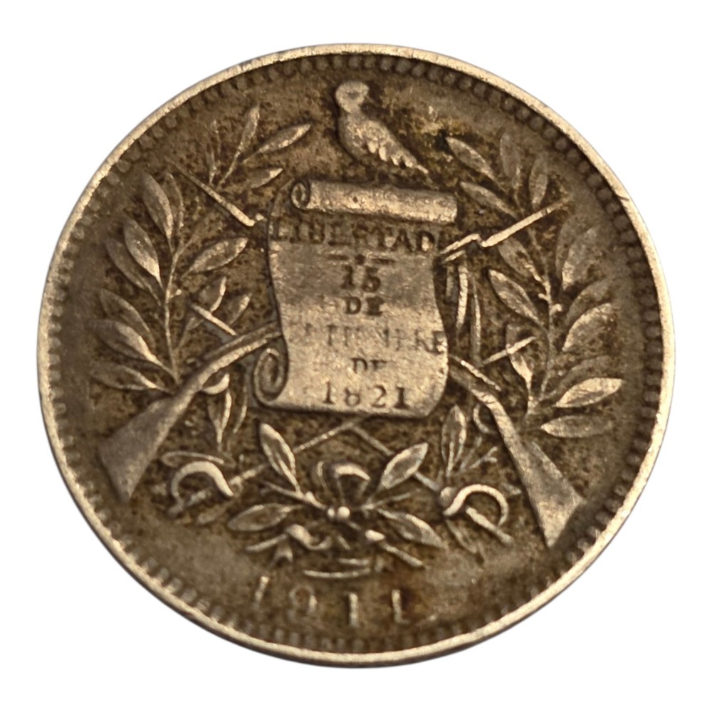 1911 Guatemala 1 Real