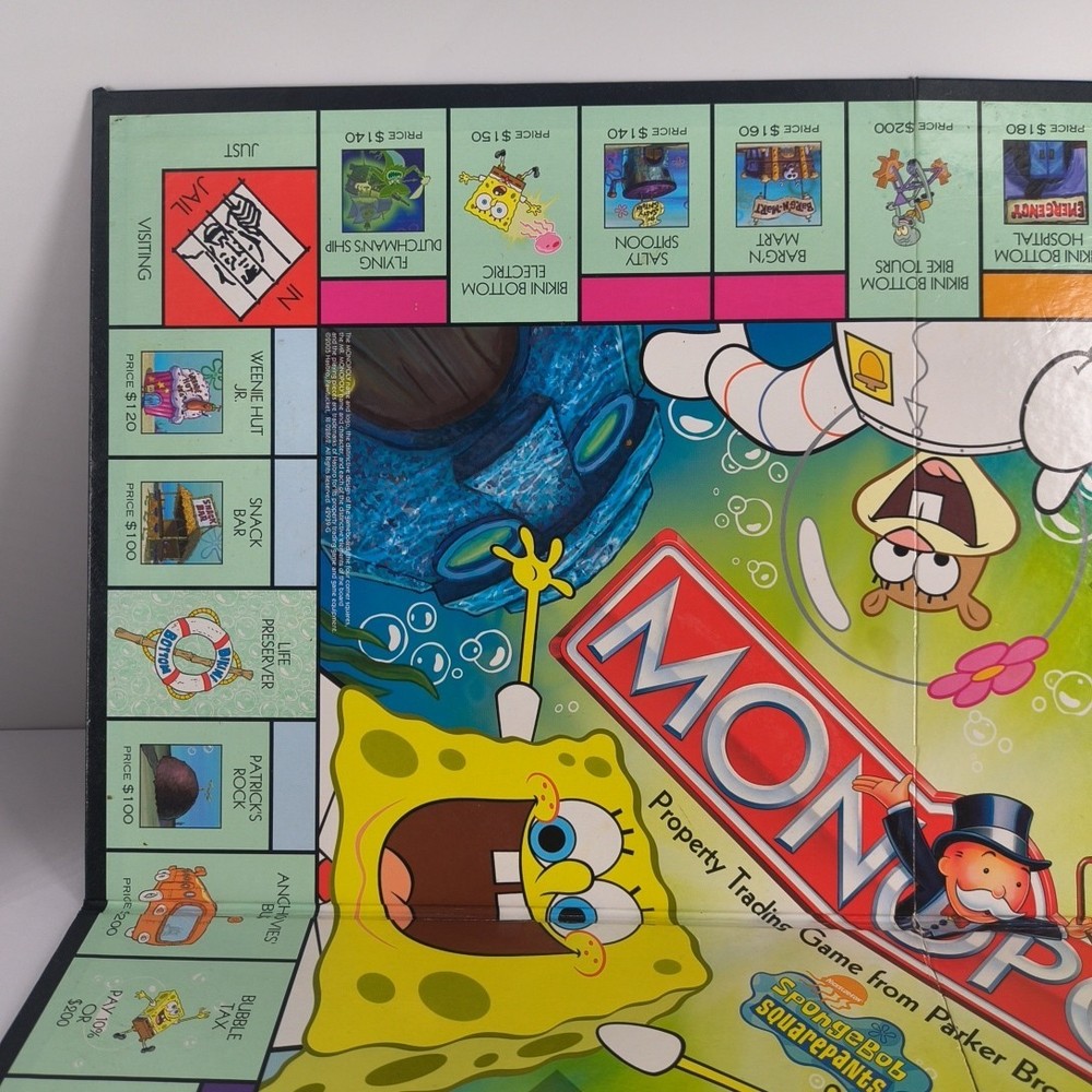 Monopoly Spongebob Squarepants Replacement Gameboard 2005