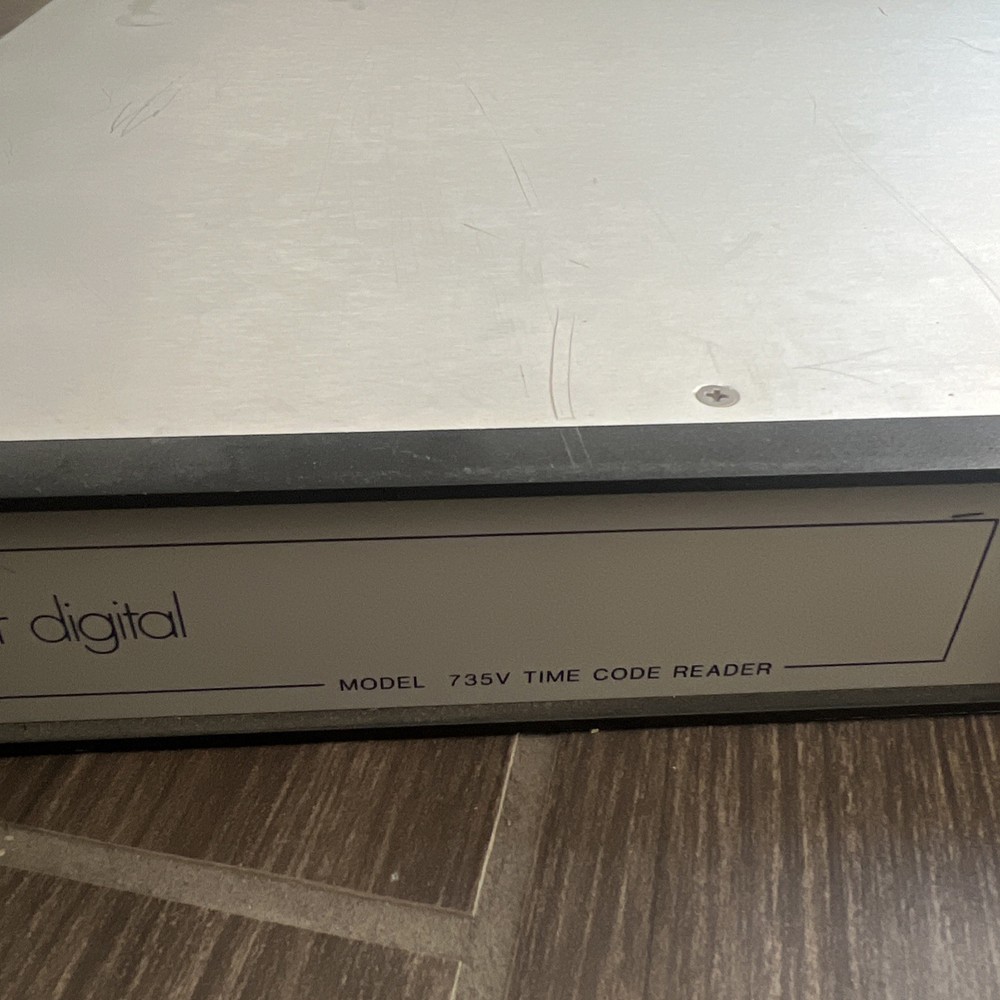 Cipher Digital Time Code Reader 735V Audio Video Equipment