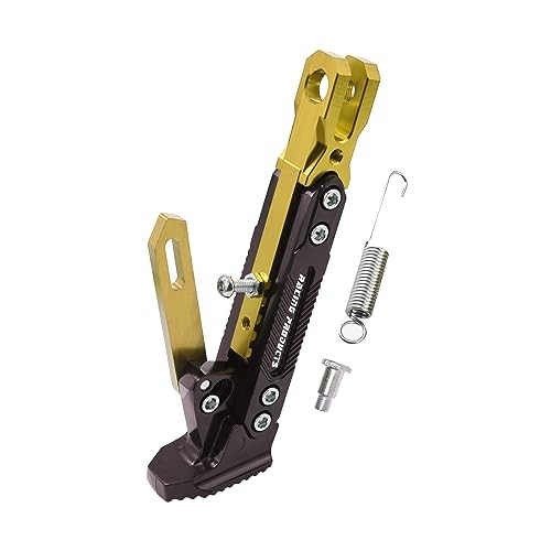 Universal Motorcycle Kickstand Adjustable Foot Side Support Parking Gold