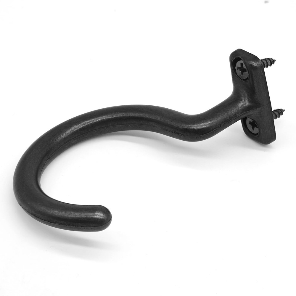 2pcs Billiards Bridge Hook with 4 Mounting Screws, Pool Rack Hook for Pool Ta...