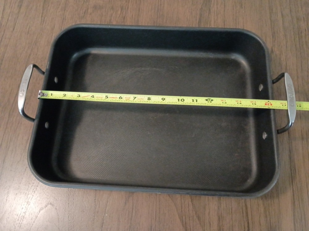 Circulon Rectangular Roaster Baker Baking Pan Slightly Used 12"x16"