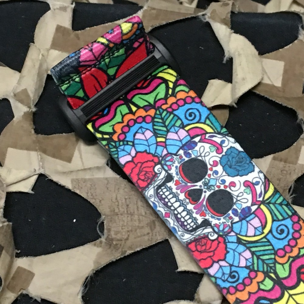NEW KM Paintball Universal Mask Goggle Strap - SE Sugar Skull