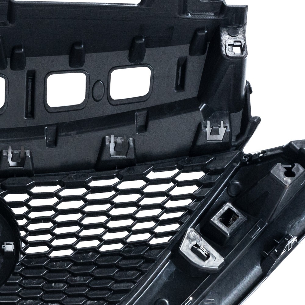 Front Bumper Upper Grille Chrome For 2017 2018 2019 Nissan Versa Note Gloss