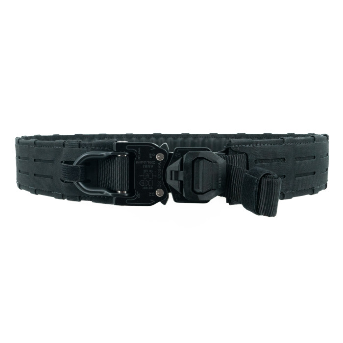 Haley D3 Outer Belt Cobra D-Ring Snakebite Buckle Size Medium 35"-39.5" Black