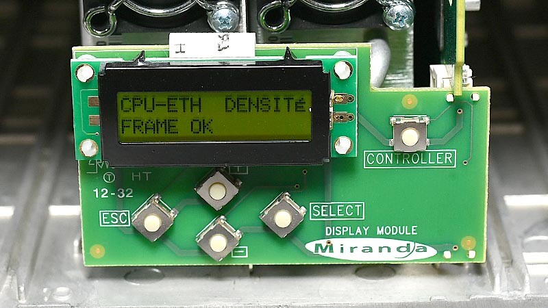 Miranda Densite 2 - 2RU Frame w/ 2x PS, ETH2 Frame Controller Card