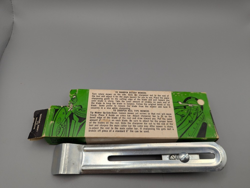 Select Mower Sharpener Sharpens All Lawn Mowers As Seen on TV