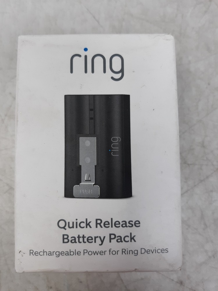 Ring Quick Release Battery Pack Backup Power Nonstop Security Rechargeable