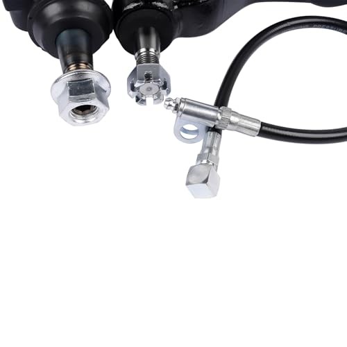 Front Idler Arm 3 Grooves Splines with Bracket & Pitman Arm Replacement for