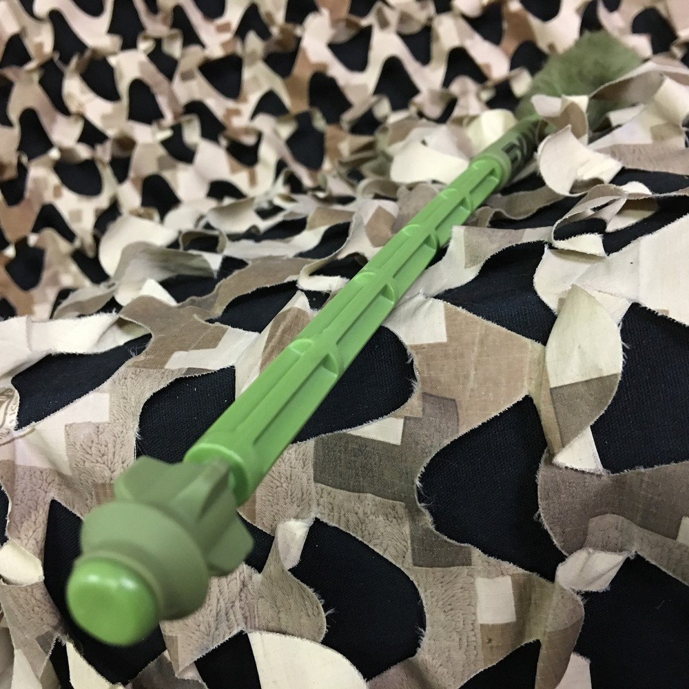 NEW Exalt Paintball Barrel Maid Swab Squeegee Folding - Solid Olive