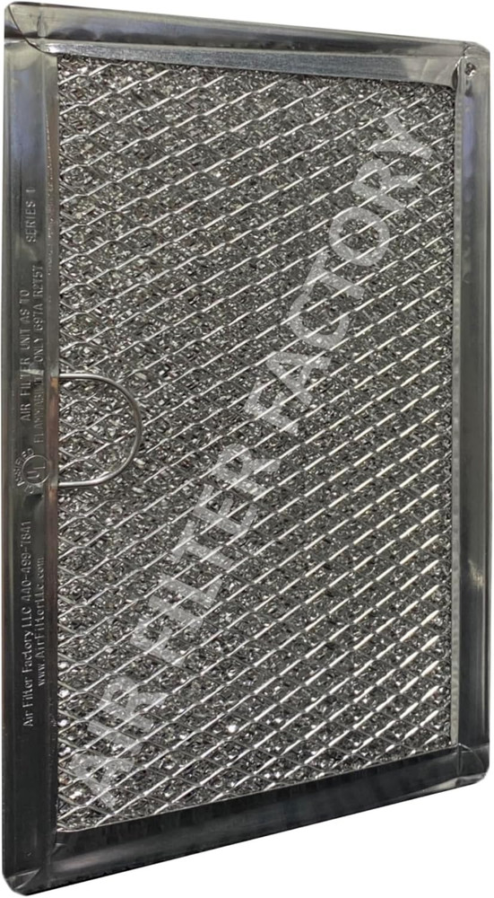 12-Layer 5" X 7.5" Pull Tab Microwave Grease Filter Replacements for Many GE, F