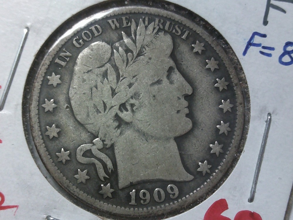 1909-O Barber Half Dollar