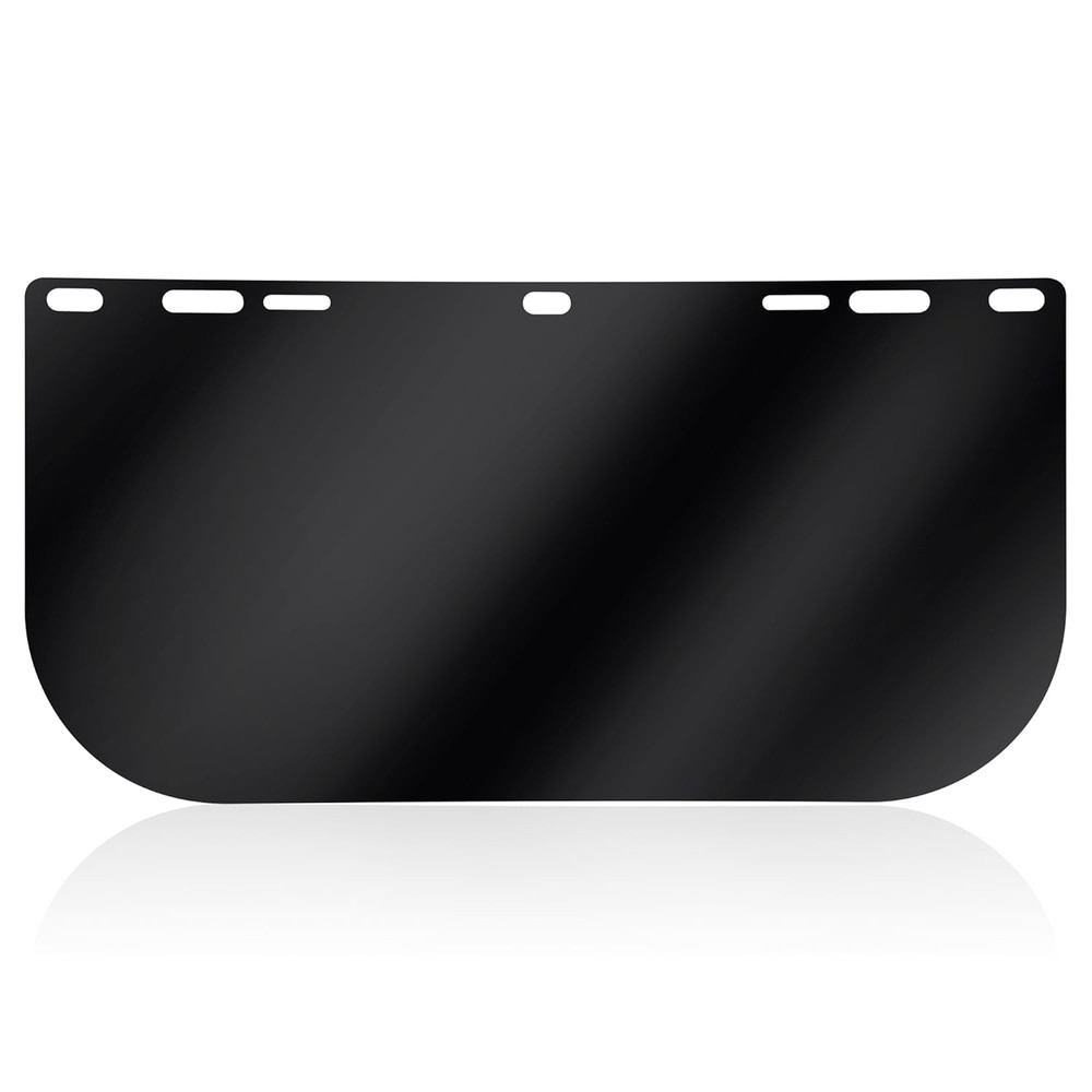 1 Pack Face Shield Replacement Lens, 15.5'' X 8'' Tinted Full Face Shield Compat