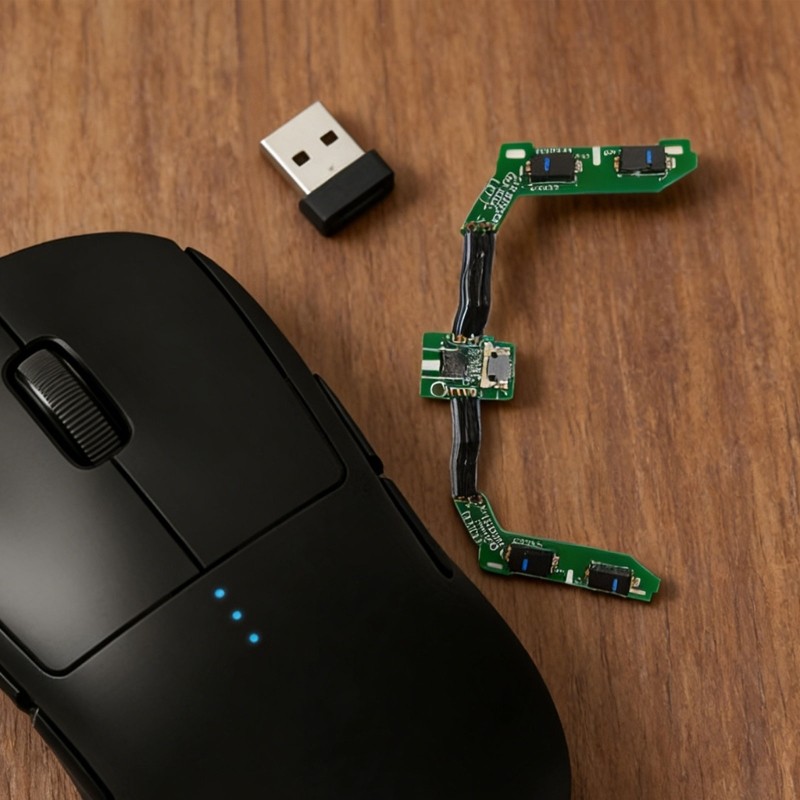 High Precisions Wireless Mouse Side Button Board Easy To Install for GPro GPW
