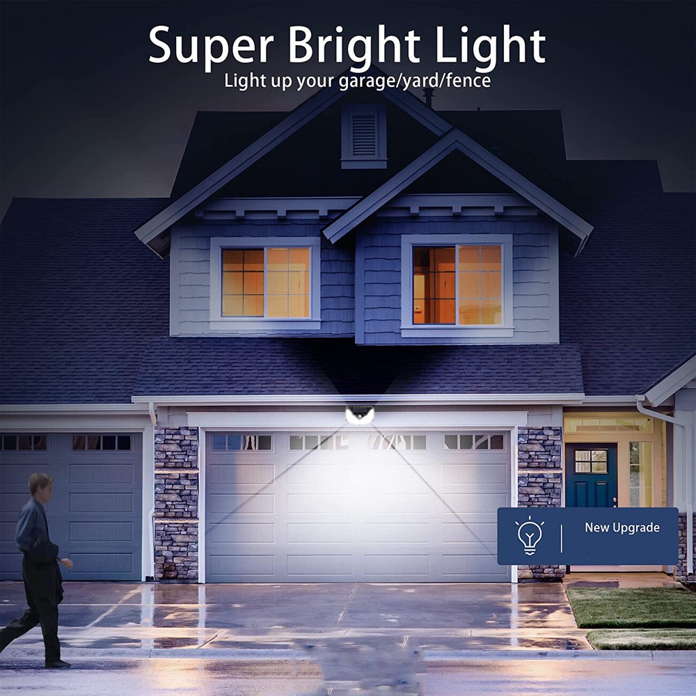 Solar Power 100 LED Light PIR Motion Sensor Outdoor Security Lamp Wall Garden