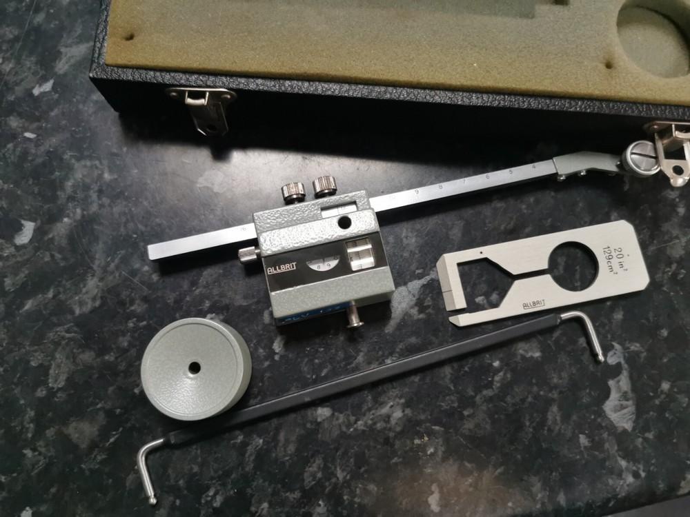 ALLBRIT zero setting Compensating Polar Plamineter