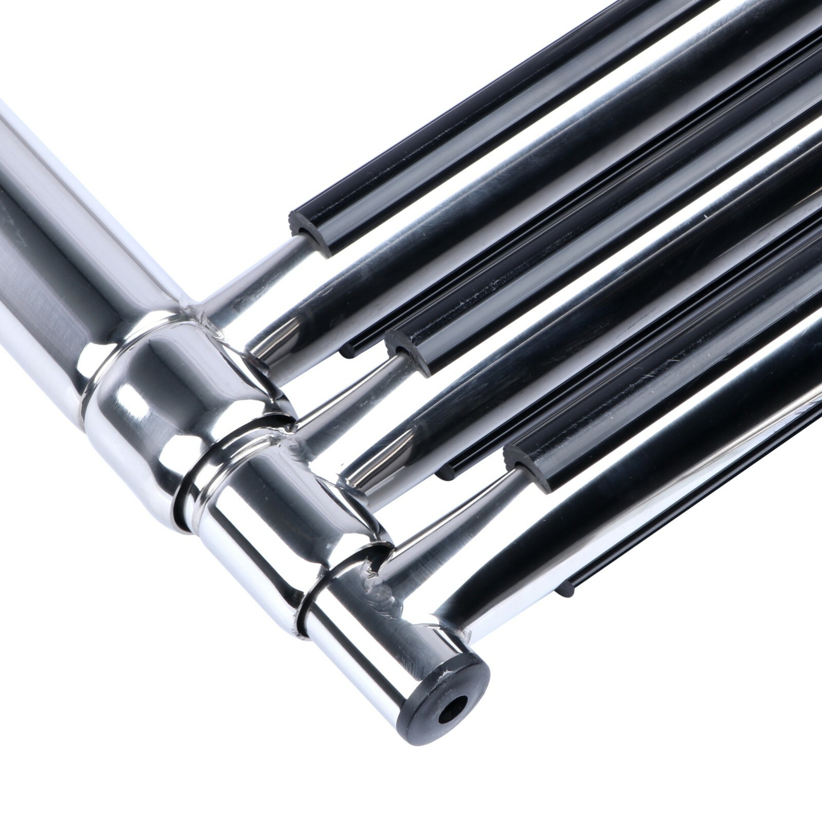 Marine Stainless Steel Telescoping 3 Step Boat Ladder Folding Heavy Duty Ladder