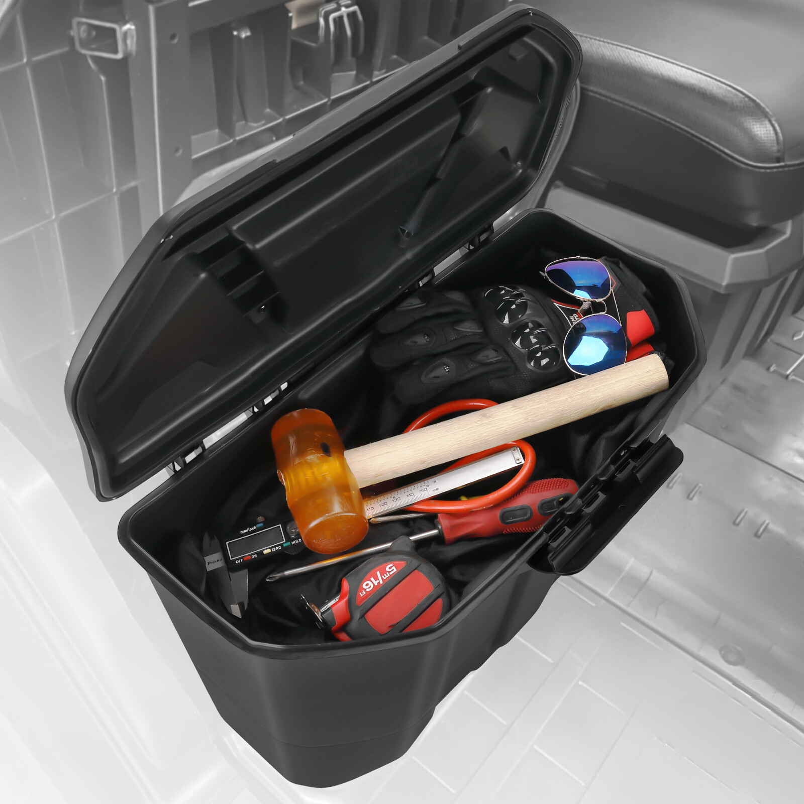 UTV Underseat Storage Box 715003314 for Can Am Defender HD8 HD10 HD5 2016-2024