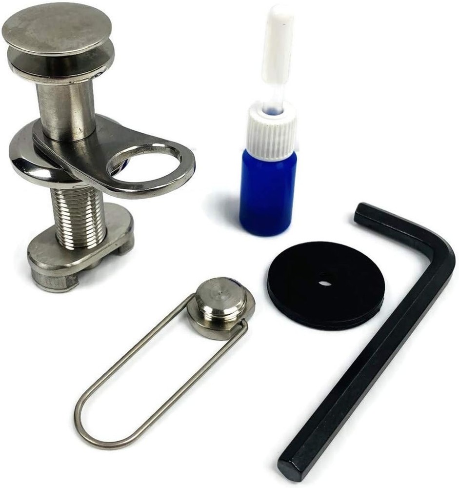 SENECA Marine SS Fender Push-Button Quick Release Install Mount Holder Kit 3/8"
