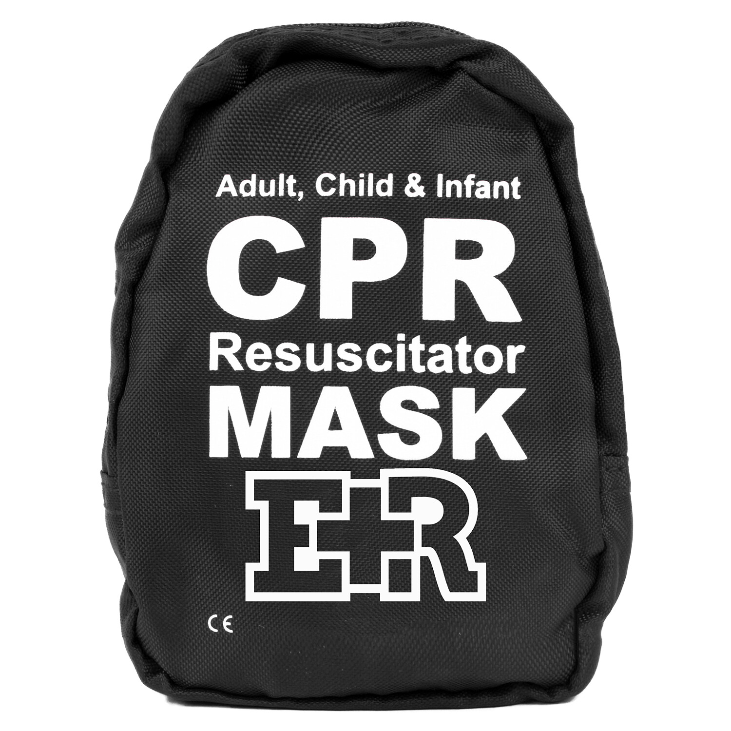 Ever Ready First Aid Adult and Infant CPR Mask Combo Kit - Tactical Black