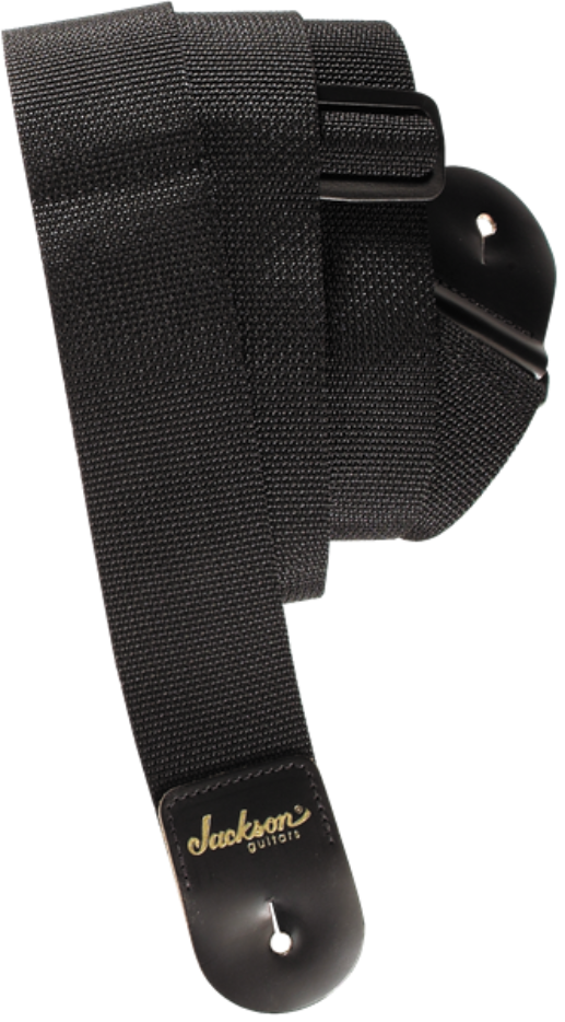 Jackson Guitars 2" Poly Adjustable Guitar Strap, Black