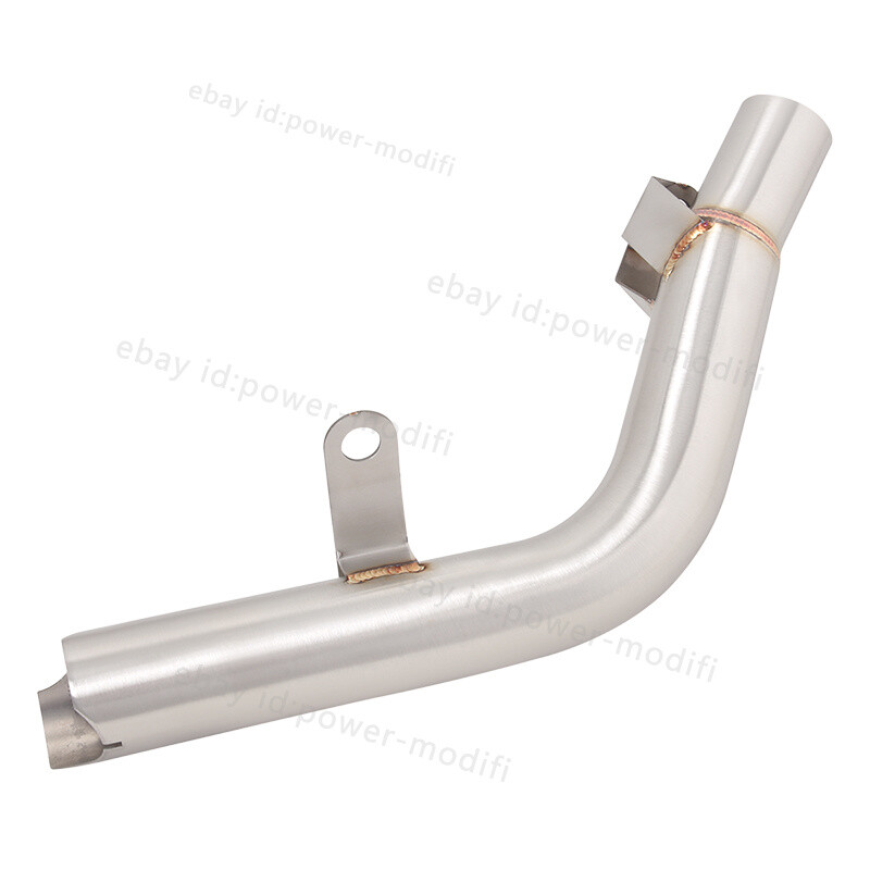 For Suzuki GSXR600 GSX-R750 2011-2024 Steel Connect Exhaust Tips Mid Link Pipe